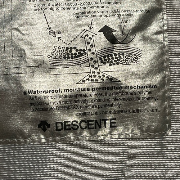 Descente Ski Snowboard Jacket Men’s Small Yellow Dermizax Waterproof Full Zip - Picture 11 of 14